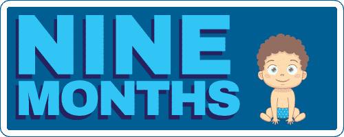 Developmental milestones at nine months